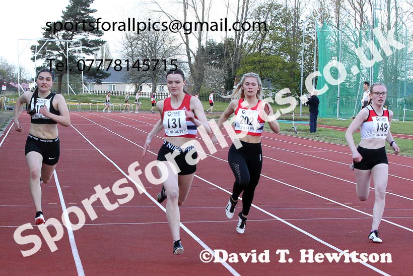 150 metres, North East Grand Prix No. 1, Monkton on Wednesday, April 28th, 2021. Photo: David T. Hewitson/Sports for All Pics